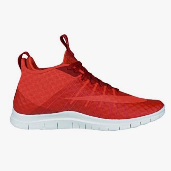 Nike Free Hypervenom 2FS Gym Red/Ivory/Light Crimson Sneakers Women 9.5/Mens 8 - Picture 1 of 9
